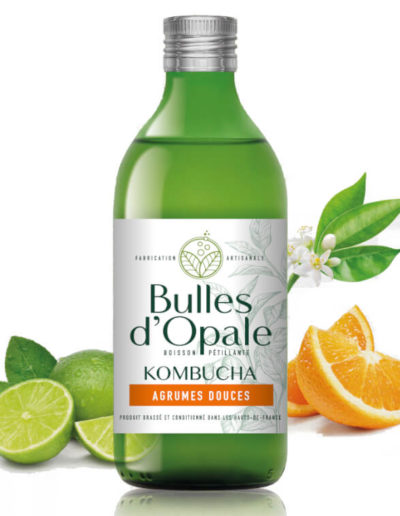 Agrumes douces, Kombucha Bulles d'Opale