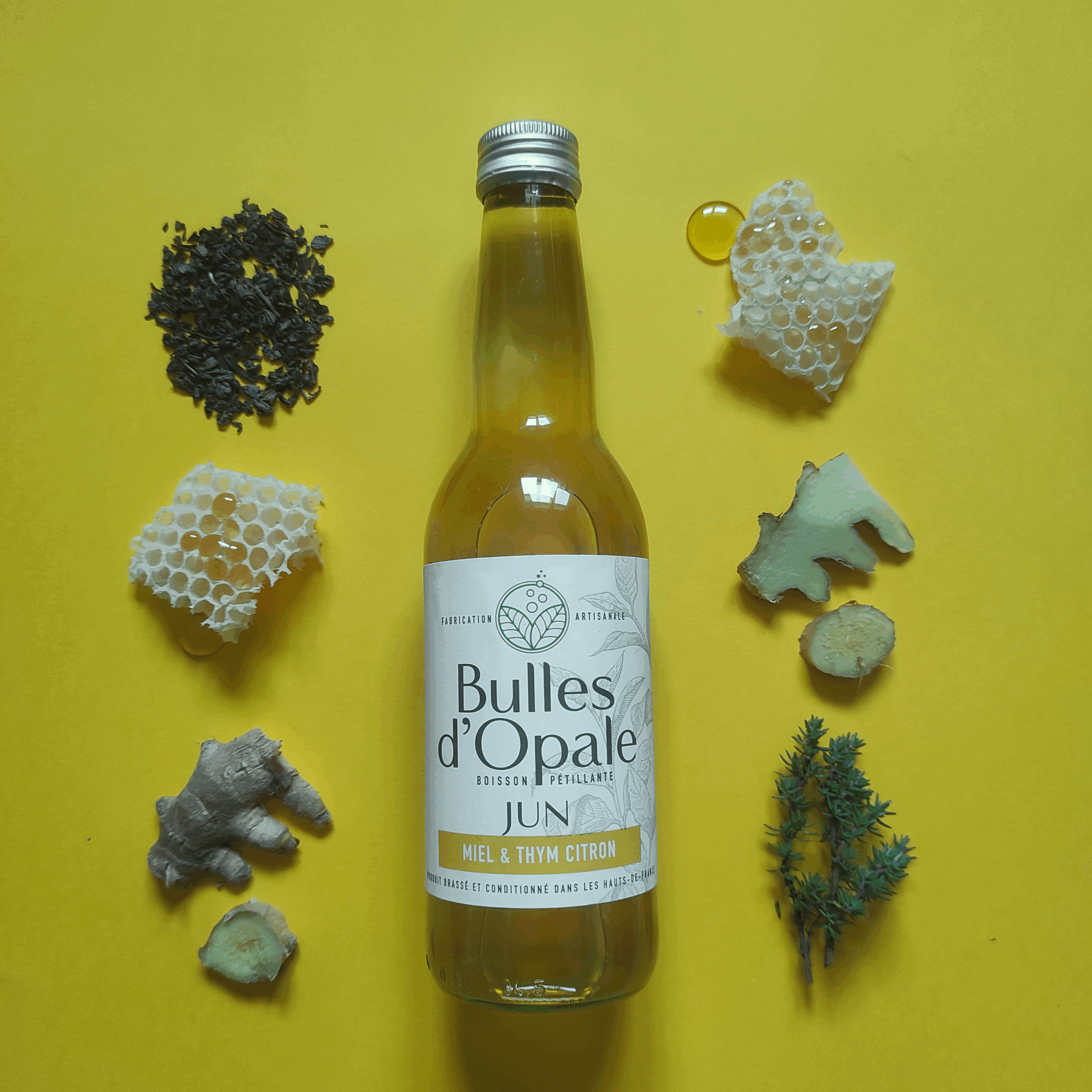 kombucha miel thym & citron